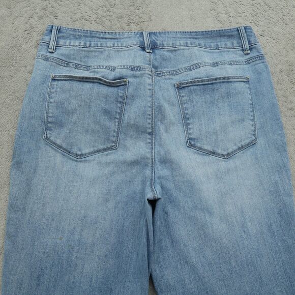 Chico's Jeans Womens Size 1R US-8R Blue Mid-Rise Jegging Denim 28"Inseam Stretch - Picture 13 of 16